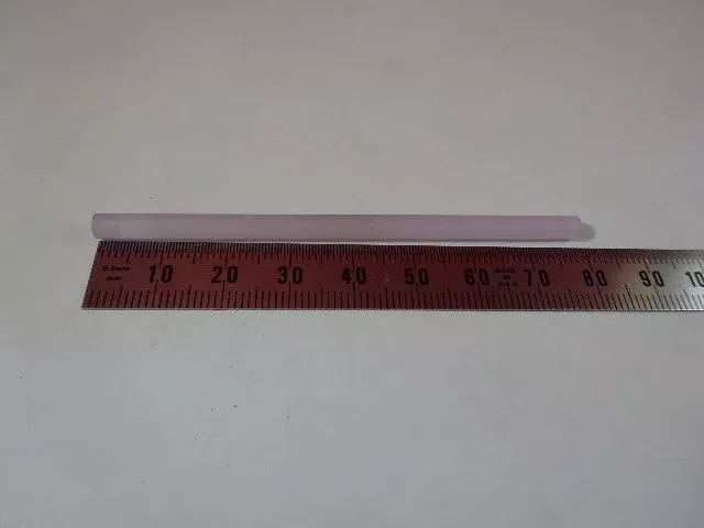 FOR PARTS OPTICAL YAG CRYSTAL LASER ROD [chipped] OPTICS AS IS &S8-B-02