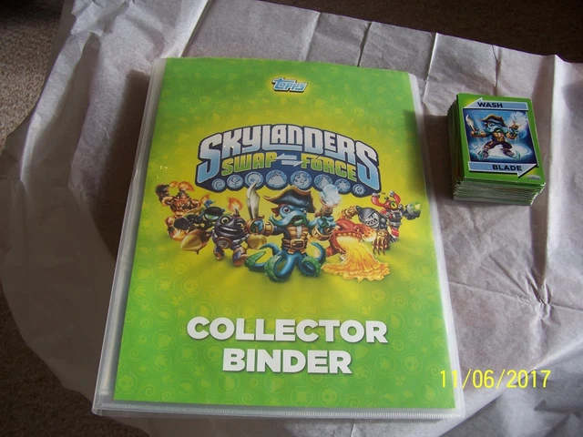 SKYLANDERS SWAP FORCE Collector Binder With Cards, Collector Tin & Pile Of  Cards 3.80 - PicClick UK