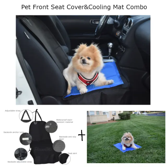 Pet dog waterproof front single bucket seat cover & Pet Dog Cat Indoor Outdoor