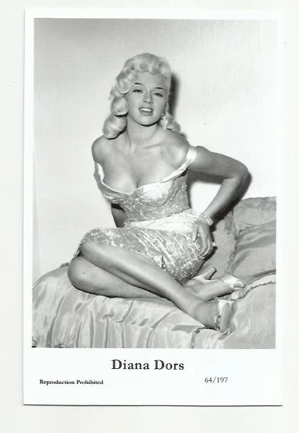 (Bx21) Diana Dors Photo Card (64/197) Filmstar  Pin Up Movie Glamor Girl