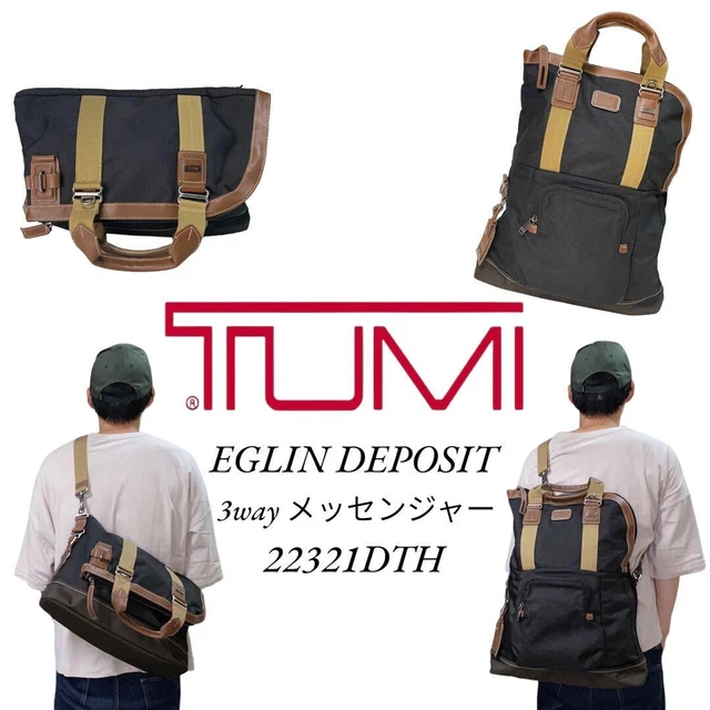 TUMI Tote Bag 22321DTH Eglin Deposit Messenger Eglin Deposit Messenger Ballistic