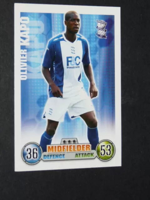 Olivier Kapo Birmingham Blues Topps Card Premier League Football 2007-2008