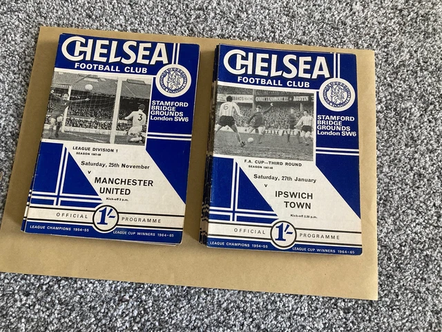 1967 F.A.C.Semi-Final.Chelsea v Leeds United. - UK