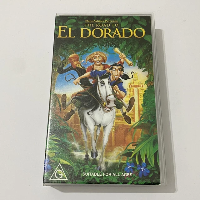 THE ROAD TO El Dorado VHS 2000 Dreamworks Family Movie Kids Animation