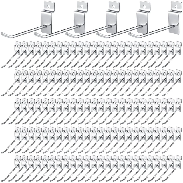 Moxweyeni 100 Pieces Slatwall Hooks Slatwall Accessories Slatwall Panel Hooks...