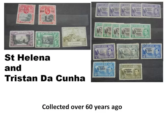 St Helena stamps (including Tristan da Cunha overprints)