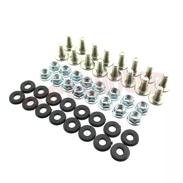 Plastic Fender Bolt Washer Nut Screw Kit For 50cc 70cc 90cc 110 125cc ATV Quad