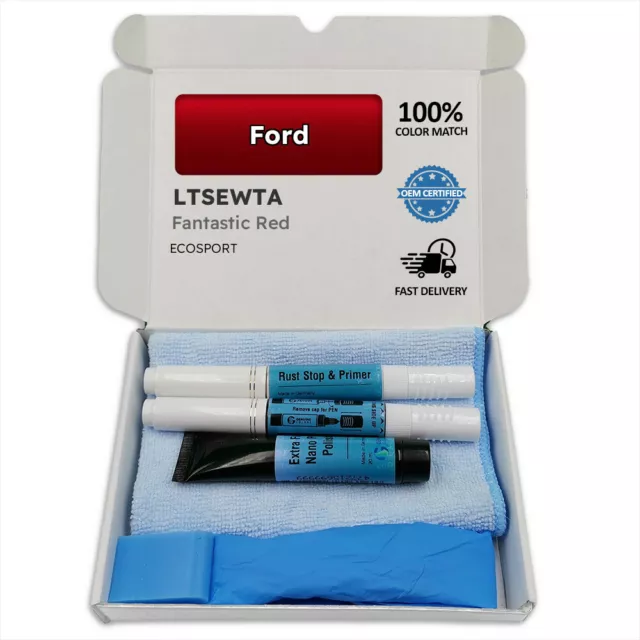 LTSEWTA FANTASTIC RED Rot Lackstift für Ford ECOSPORT Kratzer Stift Lackreparat