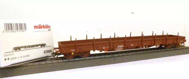 Märklin H0 47006 off. Güterwagen mit Rungen Bauart Rens der NL, KK   B51