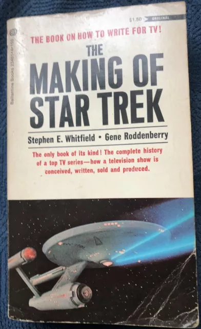 The making Of Star Trek Stephen Whitfield And Gene Roddenberry.Complete History