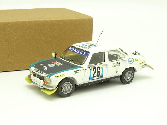 IXO RAC164 PEUGEOT 504 n°26 Safari Rally 1975 1.43