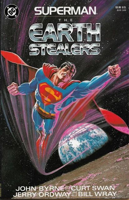 Superman The Earth Stealers John Byrne DC Comic 1st Print 1988
