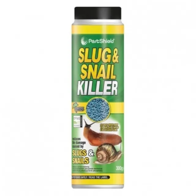 Pestshield Organic Slug & Snail Killer Ferric Phosphate Mini Blue Pellets 300g