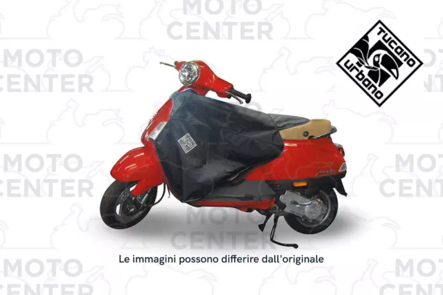 Termoscudo Sku R153X Tucano Urbano Nero Piaggio  Vespa Lx Lxv S 50 125 150 Dal 2