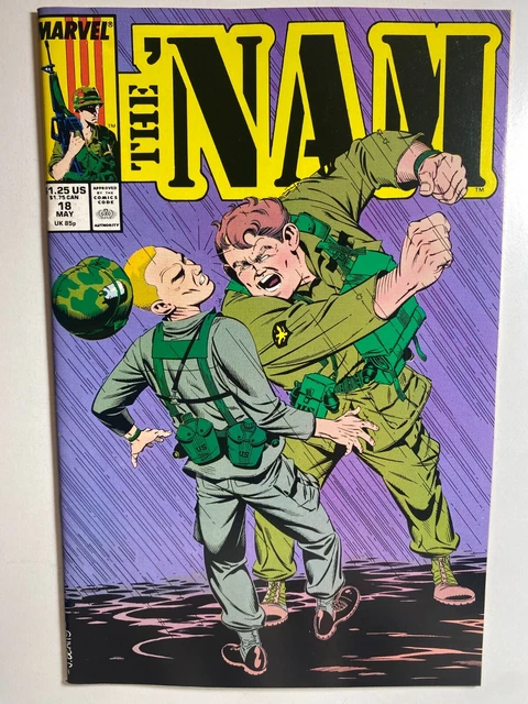 Marvel Comics The 'Nam Vol.1 #18 (1988) Vf Comic