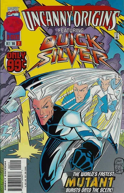 Uncanny Origins Featuring Quick Silver #2 Marvel Comics October Oct 1996 (VFNM)
