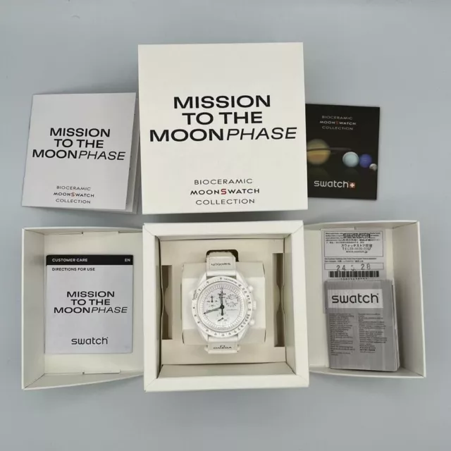 Omega x Swatch snoopy Speedmaster MISSIONE ALLE FASI LUNARI NASA SO33W700