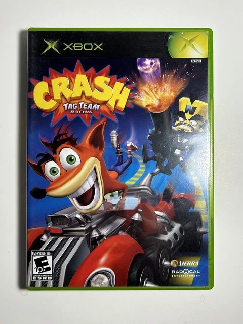 CRASH TAG TEAM Racing (Xbox Original Game) Complete With Manual $19.96 ...