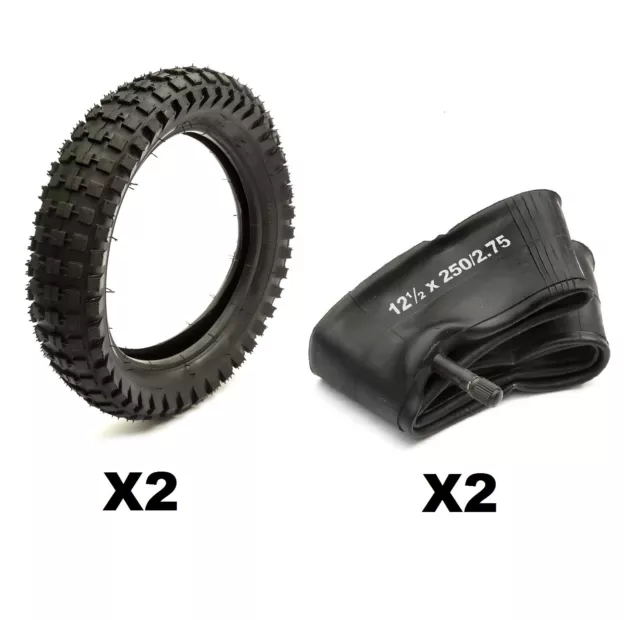  12.5x2.75 Tire & Inner Tube 12-1/2x2-3/4 Dirt Bike