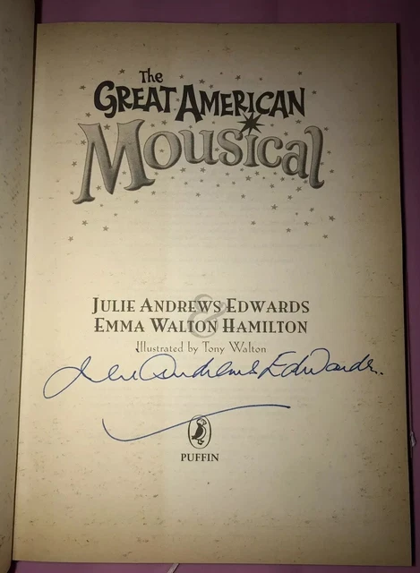 Julie Andrews Signed The Great American Book Rare Full Signature Mary Poppins