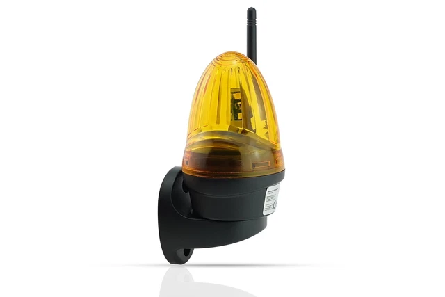 Mini luz de señal SCHARTEC 12V 24v y 230v luz de advertencia LED accionamiento de puerta antena de barra