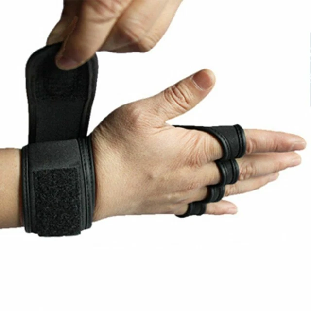 Gloves Weight Lifting Training Fitness Sports Grips Gym Hand Palm Protector Set