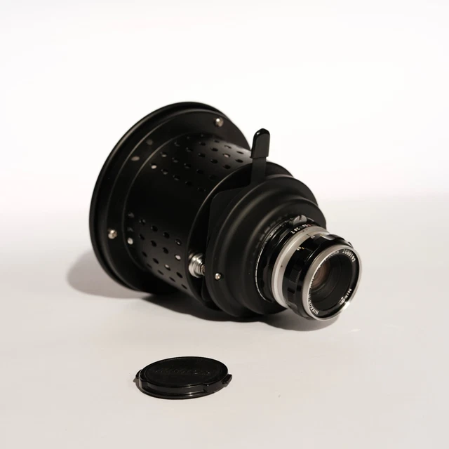 WellMaking Bowens Mount Optical Snoot Conical Lens With Gobo EF Lens Nikon 50mm