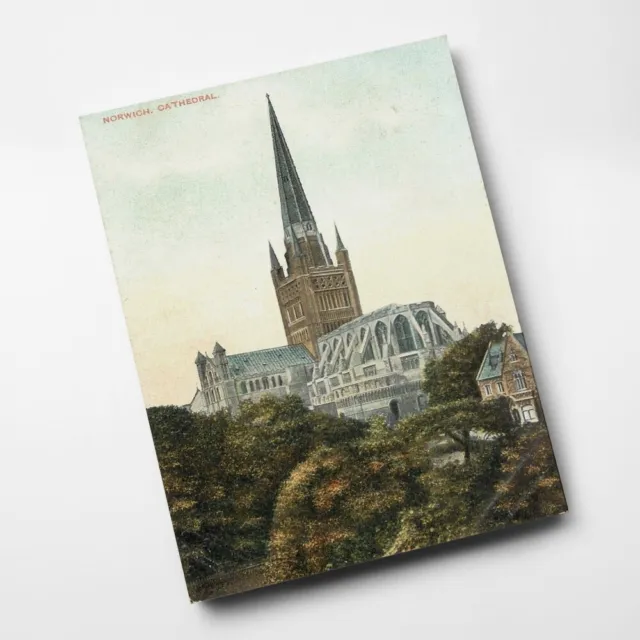 A3 PRINT - Vintage Norfolk - Norwich. Cathedral (3)