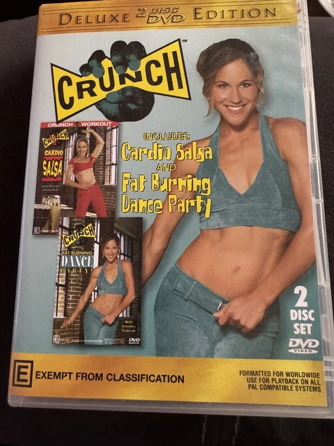 CRUNCH CARDIO SALSA Fat Burning Dance Party DVD 2 Disc DVD R4