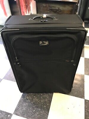TUMI 'Alpha' Black Nylon Medium Trip Expandable Suitcase - 22026DH