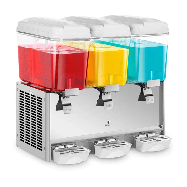 Getränkespender 54L Bpa Frei Kaltgetränke Dispenser Limonade 3 Tanks Barbutler