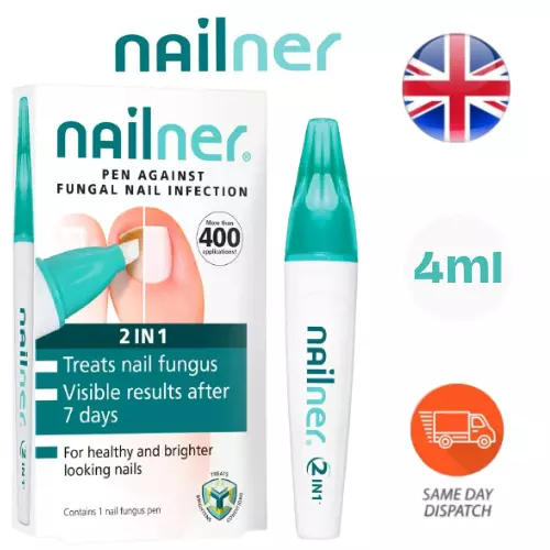 Nailner Pen 2 in 1 Anti Nail Fungal Infection Treatment - 4ml