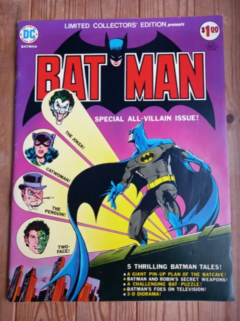 LIMITED COLLECTORS EDITION - BATMAN DC Comics 1975 FN