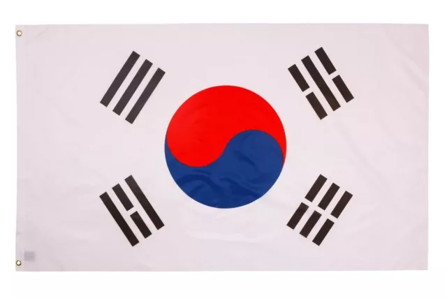 Flagge Südkorea Südkoreanische Fahne Hissflagge Süd Korea Flaggen Ösen 90 150 Cm