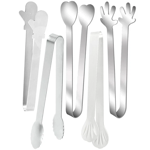 5pcs cuisine tong aliments servant la langue de cuisson anti-calcul Tong Tong