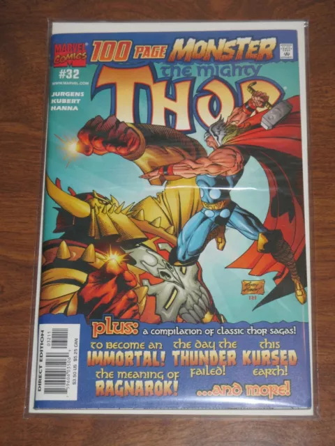Thor The Mighty #32 Vol 2 Marvel Comics February 2001 Back Issue Comic Book
