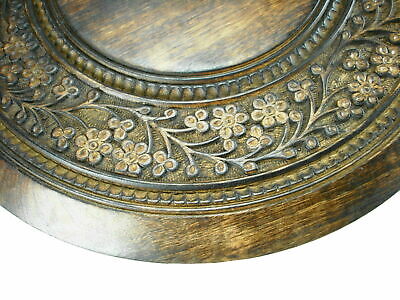Indian Hand Carved Mango Wooden Side Table Available in 4 Sizes 2