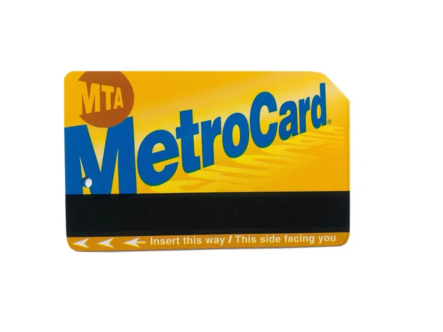 New York City Airport train card travelling value for $30