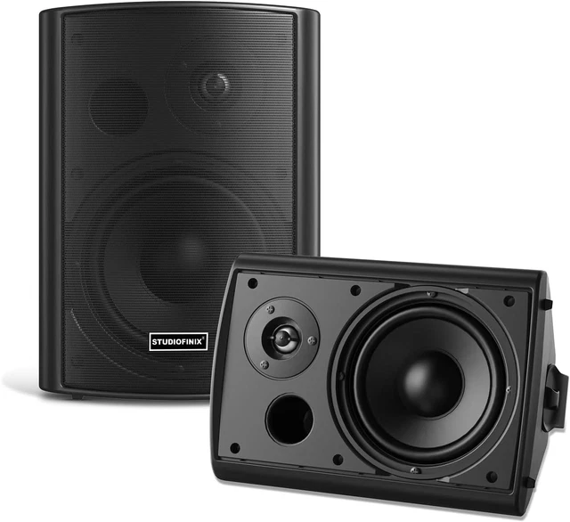 2-PACK OUTDOOR BLUETOOTH Speakers Waterproof Wall Wireless Multi ...