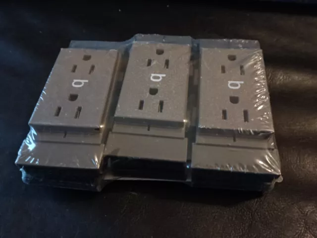 Herman Miller K1311.B Duplex Receptacle In Medium Tone B-Circuit