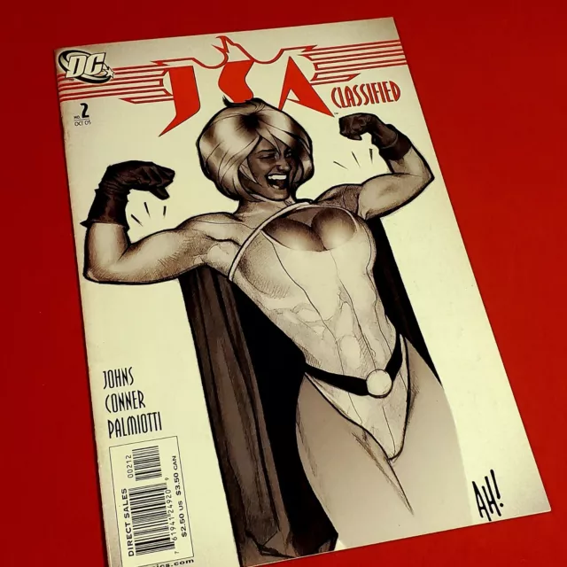 JSA Classified #2 Adam Hughes Variant! Sexy Power Girl Cover Art 2nd Print 2005