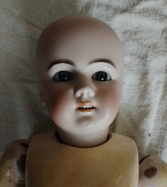 Poupée Ancienne DEP En Porcelaine - 33 Cm - Neuf