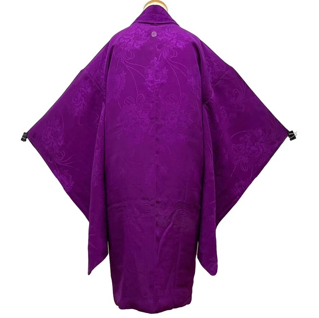 JAPANESE KIMONO SILK HAORI / 0.49kg /BUY 3 ITEMS SHIPPING $33 /COMBINE LIMIT 2kg