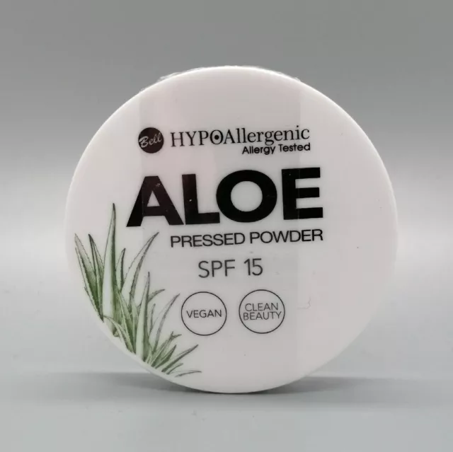 Bell: HYPOAllergenic ALOE PRESSED POWDER/PUDER SPF 15 - 01 Cream - 5 g