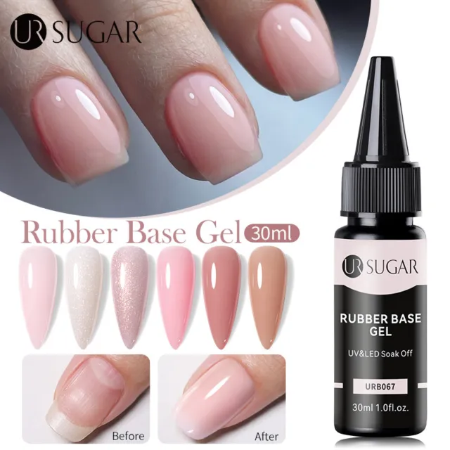 UR SUGAR 30ml Gummi Base Gel Semi Permanent Soak Off UV LED Nails Gel Lack