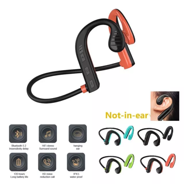 MONODEAL Casque Conduction Osseuse Écouteur Bluetooth Sport IP65