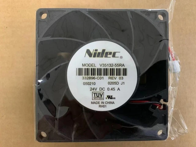 V35132-55RA 24V 80mm Cooling Fan - 80x80x38mm 0.45A Inverter Replacement Fan