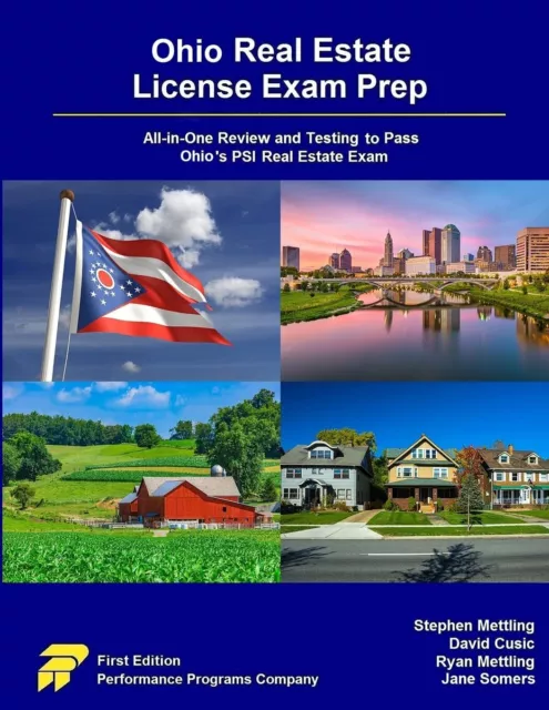 Mettling, Stephen Ohio Real Estate License Exam Prep: All-In-One Revie Book NEUF