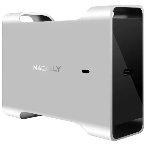 Macally CHARGER61-EU, USB-C bloc d'alimentation avec câble USB-C avec connecteur magnétique