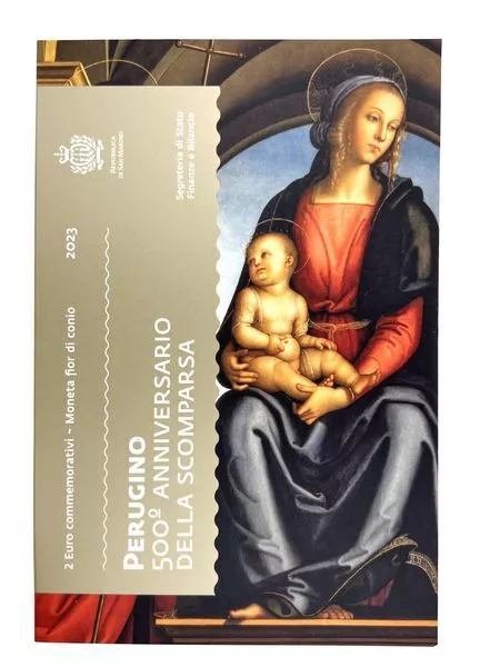 2 Euro Sondermünze San Marino 2023"500. Todestag von Perugino"